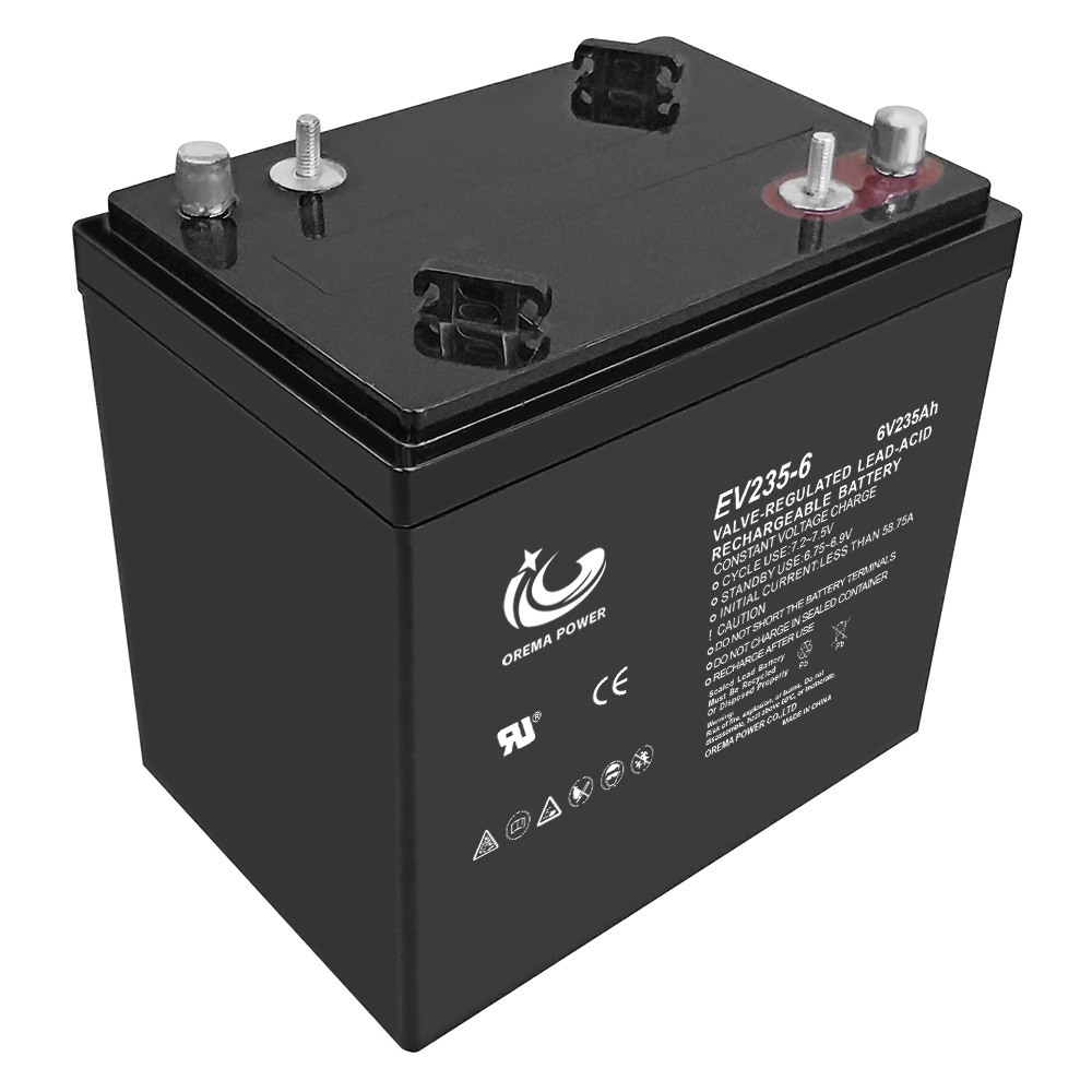 OREMA 235Ah 6V Motive Electric Vehicle Battery for Forklifts